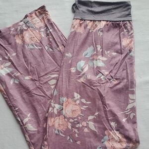 Floral Purple Lounge Pants